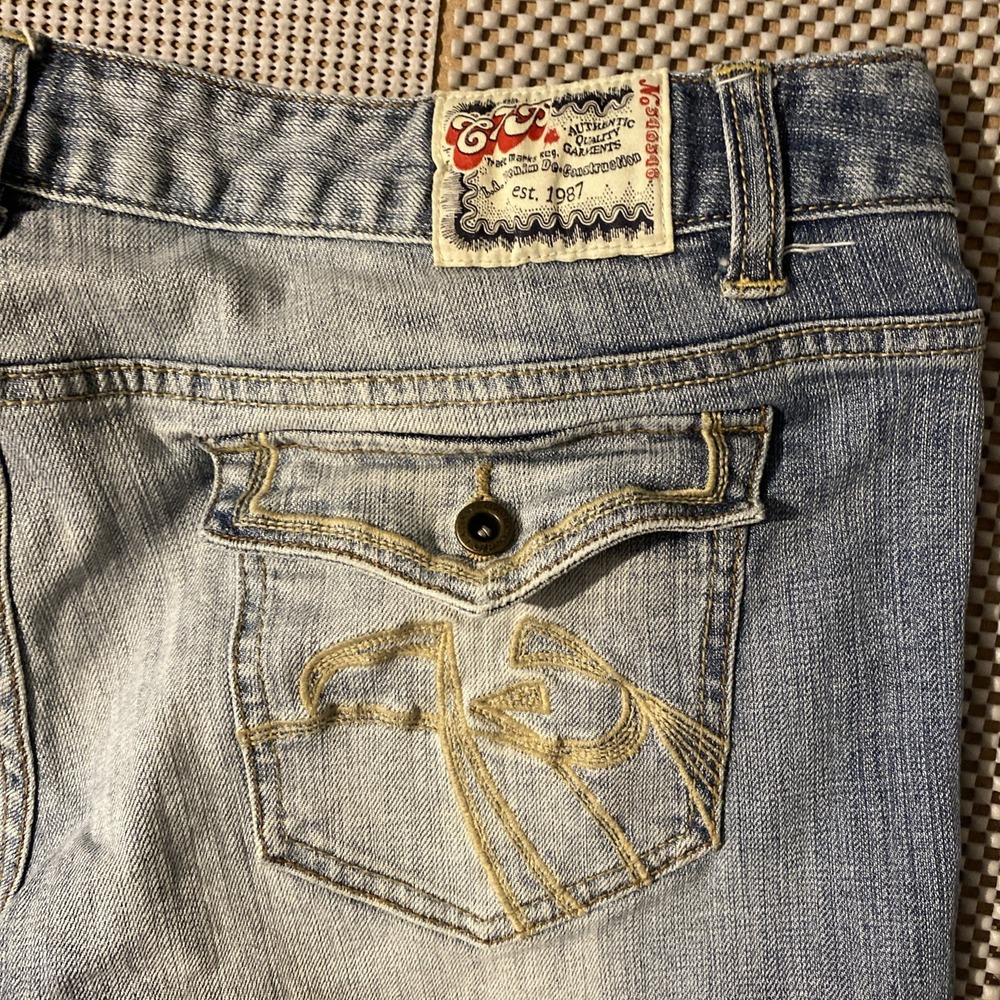Chip and Pepper Production C7P‎ Glenbrook Bermuda  Faded Denim Shorts Sz 15 - Picture 2 of 7